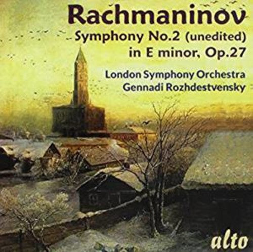the album cover for Rachmaninoff / London Sym Orch / Rozhdestvensky - Symphony No. 2