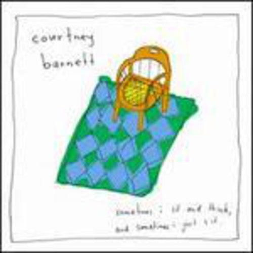 the album cover for Courtney Barnett - Sometimes I Sit & Think & Sometimes I Just Sit