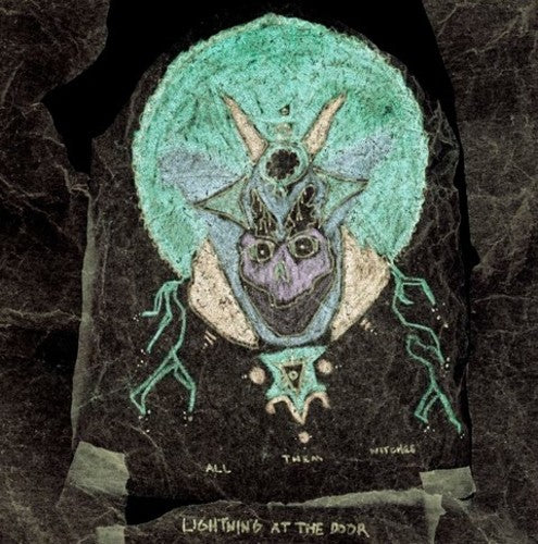 the album cover for All Them Witches - Lightning at the Door