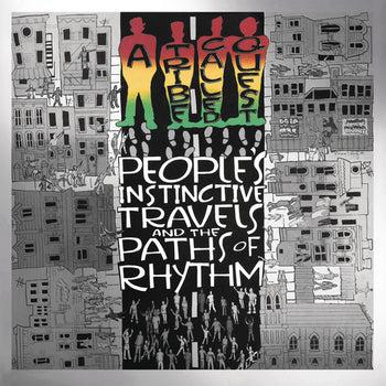the album cover for A Tribe Called Quest - People's Instinctive Travels And The Paths Of Rhythm (25th Anniversary Edition)