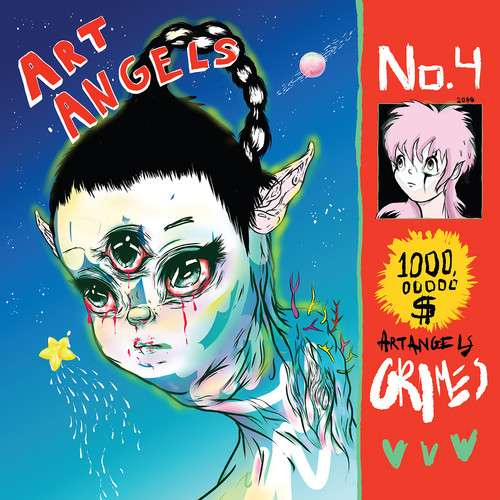the album cover for Grimes - Art Angels