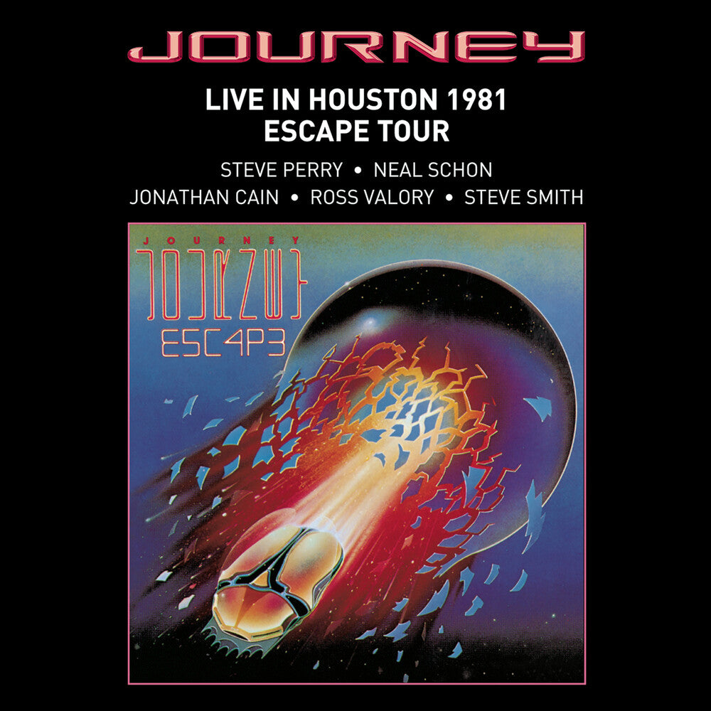 the album cover for Journey - Live in Houston