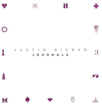 the album cover for Justin Bieber - Journals