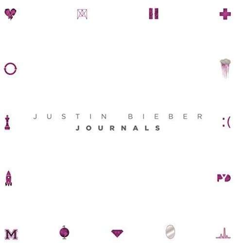 the album cover for Justin Bieber - Journals