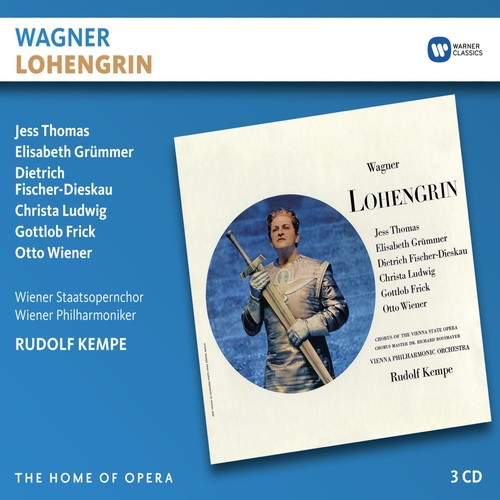 the album cover for Rudolf Kempe - Lohengrin
