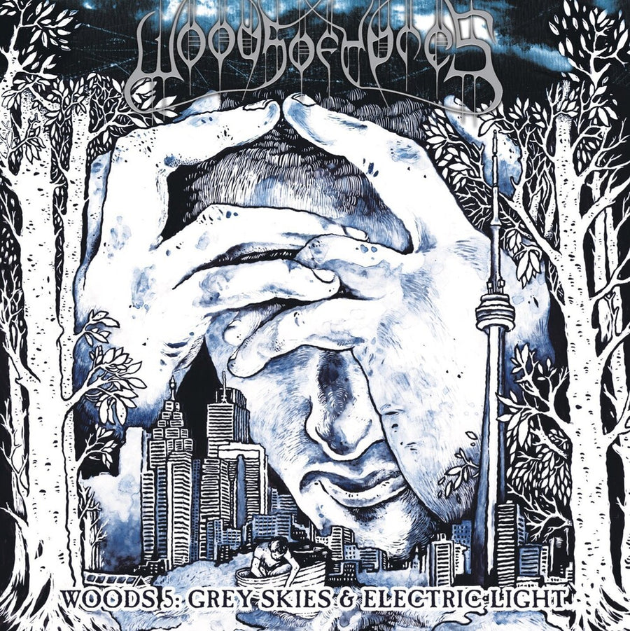 the album cover for Woods Of Ypres - Woods 5: Grey Skies And Electric Light