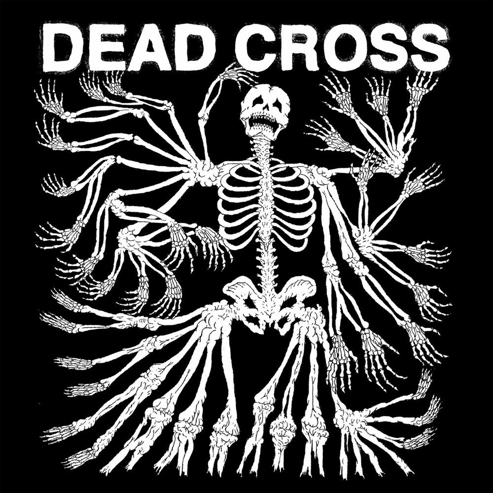 the album cover for Dead Cross - Dead Cross [Red With Black Swirl LP]
