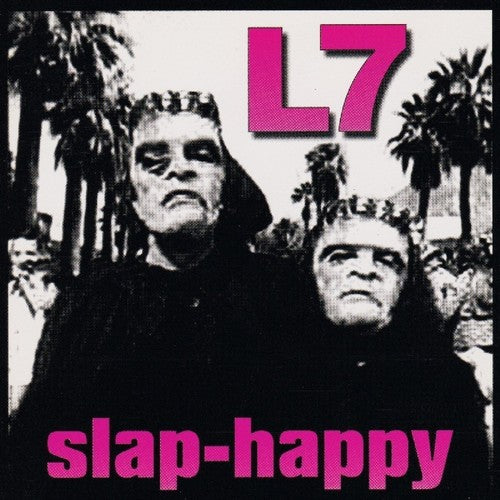 the album cover for L7 - Slap-Happy [Limited Edition Grey Marble Vinyl]
