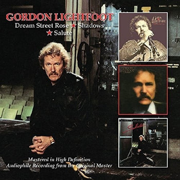 the album cover for Gordon Lightfoot - Dream Street Rose/Shadows/Salute