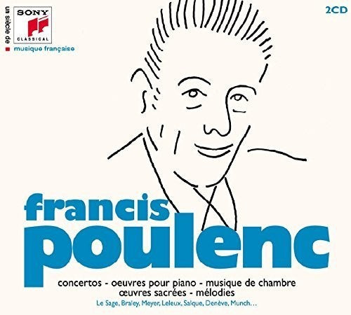the album cover for F Poulenc - Un Siecle De Musique Fracaise: Francis Poulenc