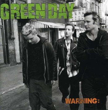 the album cover for Green Day - Warning: