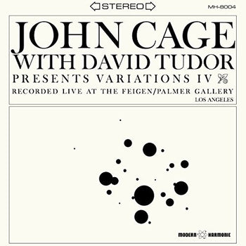 the album cover for John Cage / Tudor,David - Variations IV
