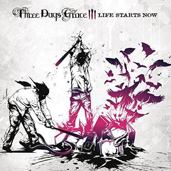 the album cover for Three Days Grace - Life Starts Now