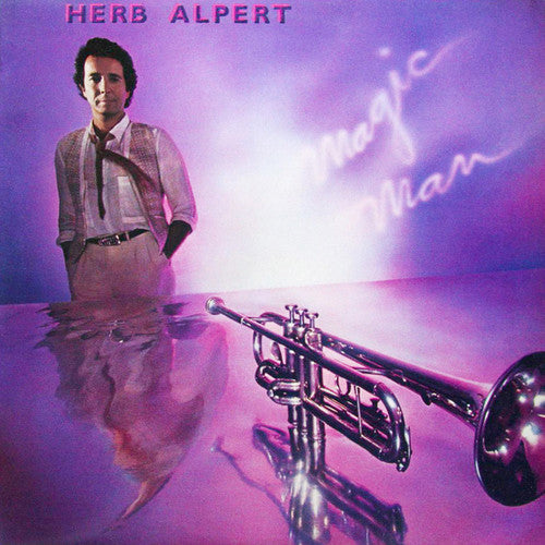 the album cover for Herb Alpert - Magic Man