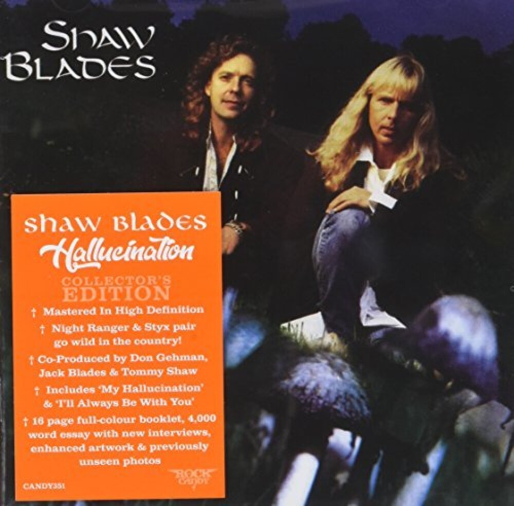 the album cover for Shaw Blades - Hallucination [Deluxe] [Remastered] (Uk)