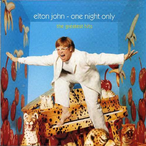 the album cover for Elton John - One Night Only