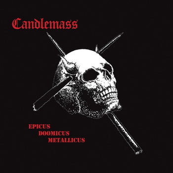 the album cover for Candlemass - Epicus Doomicus Metallicus