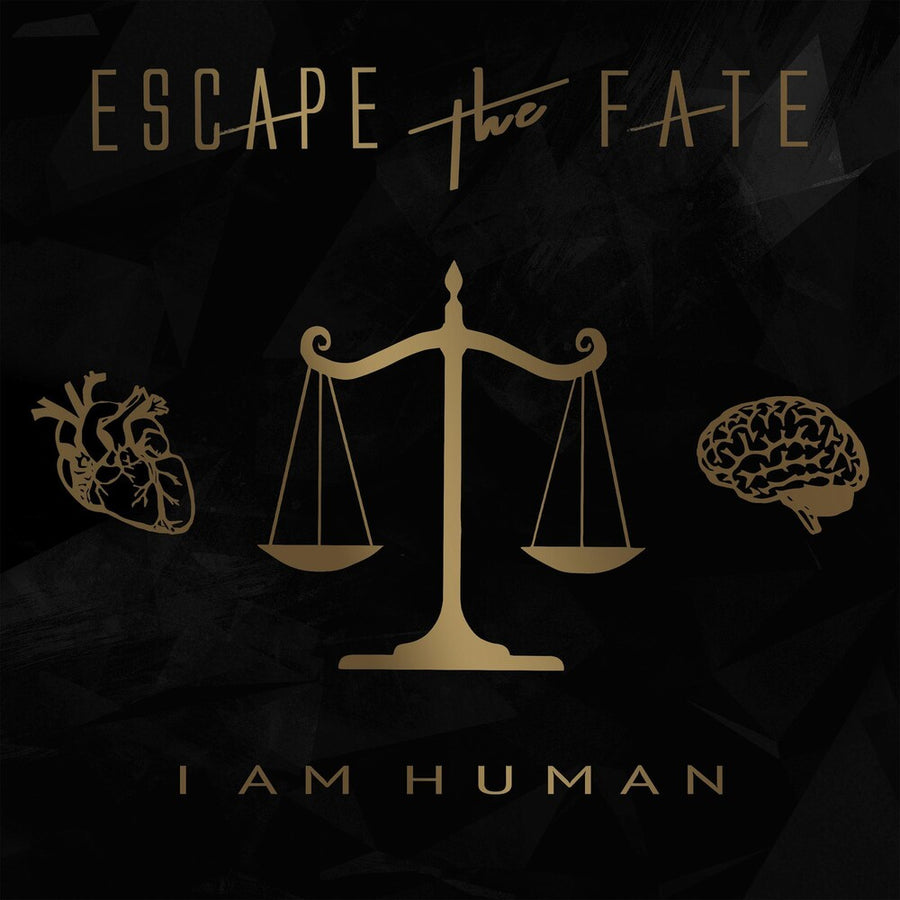 the album cover for Escape The Fate - I Am Human [LP]