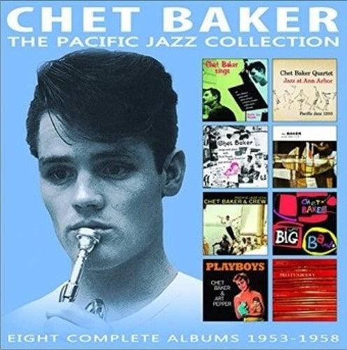the album cover for Chet Baker - Pacific Jazz Collection
