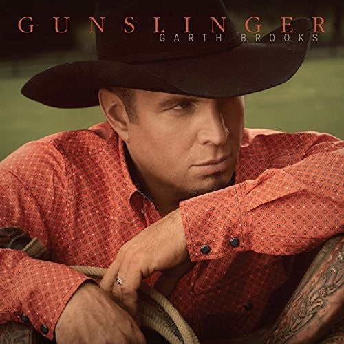 the album cover for Garth Brooks - Gunslinger