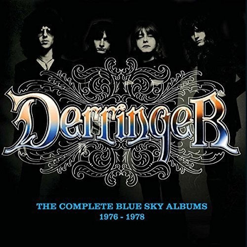 the album cover for Derringer - Complete Blue Sky Albums 1976-1978