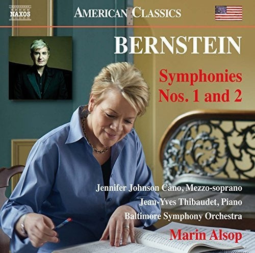 the album cover for Baltimore Symphony Orchestra - Leonard Bernstein: Symphonies Nos. 1 & 2
