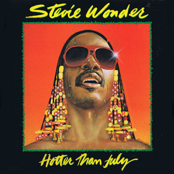 the album cover for Stevie Wonder - Hotter Than July [Vinyl]