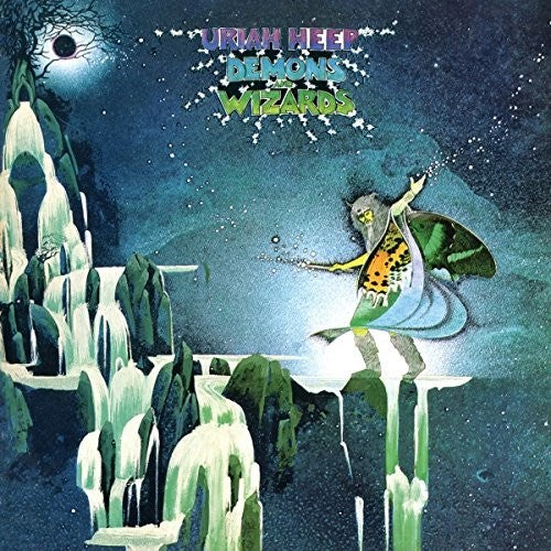 the album cover for Uriah Heep - Demons & Wizards