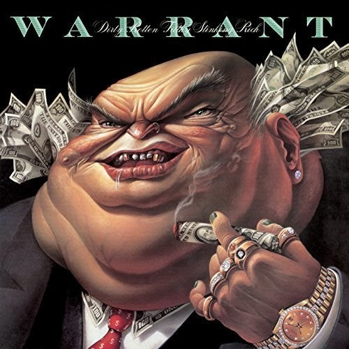 the album cover for Warrant - Dirty Rotten Filthy Stinking Rich (W/Book) [Import]