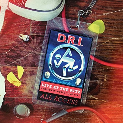 the album cover for D.R.I. - Live At The Ritz 1987