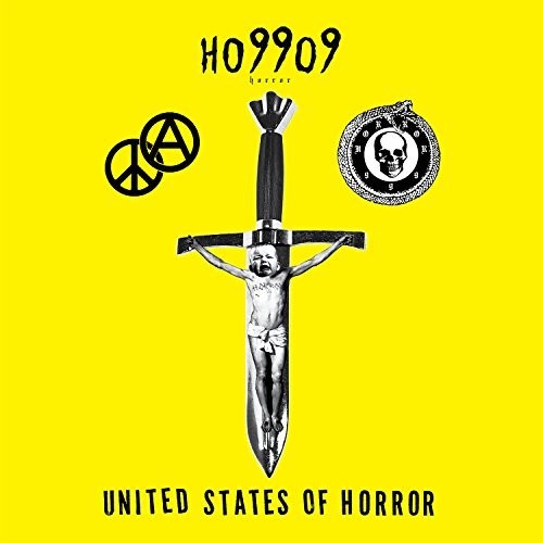 the album cover for HO99O9 - United States Of Horror