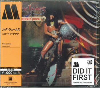 the album cover for Rick James - Throwin Down [Limited Edition] (Jpn)