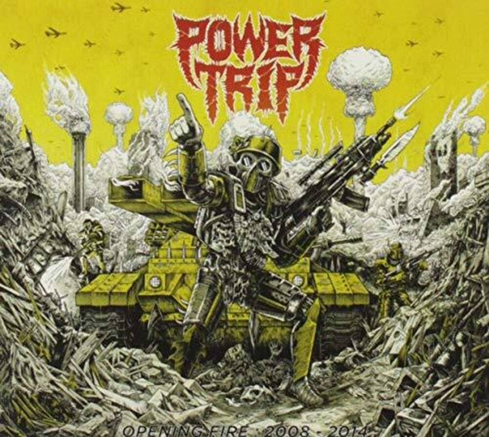 the album cover for Power Trip - Opening Fire: 2008-2014 [Import]