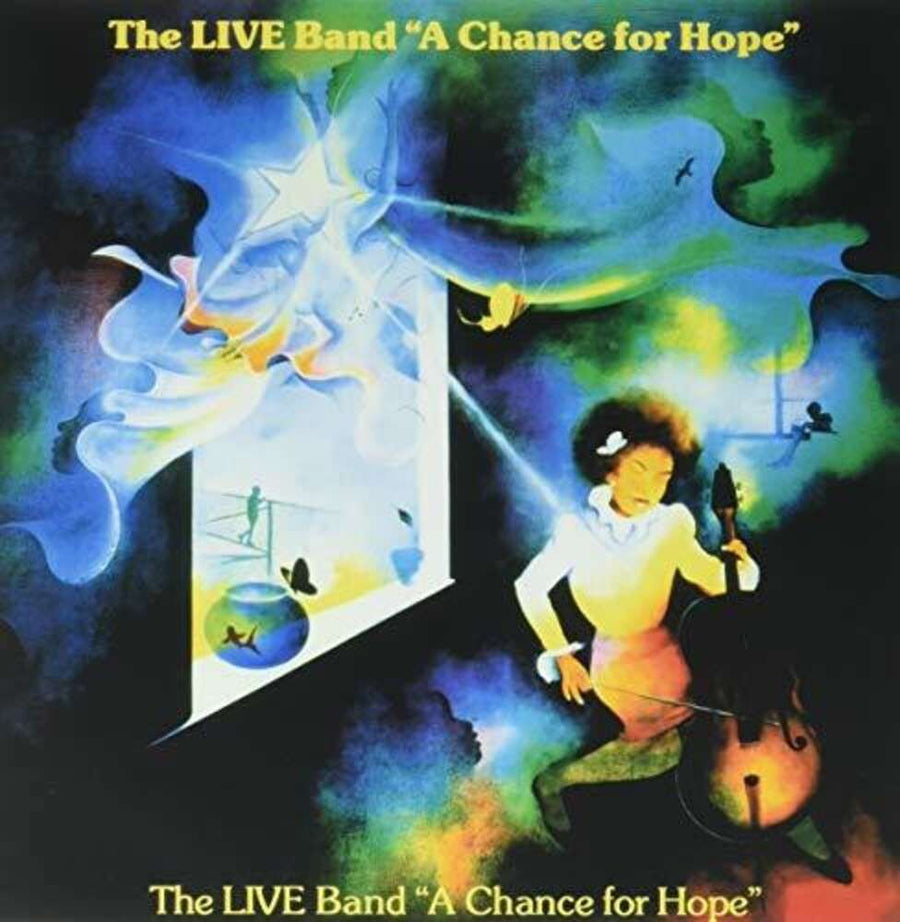 the album cover for The Live Band - A Chance For Hope