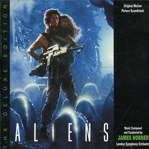 the album cover for James Horner - Aliens / O.S.T. [Remastered] [Deluxe]