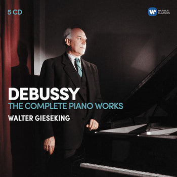 the album cover for WALTER GIESEKING - Debussy: The Complete Piano Works