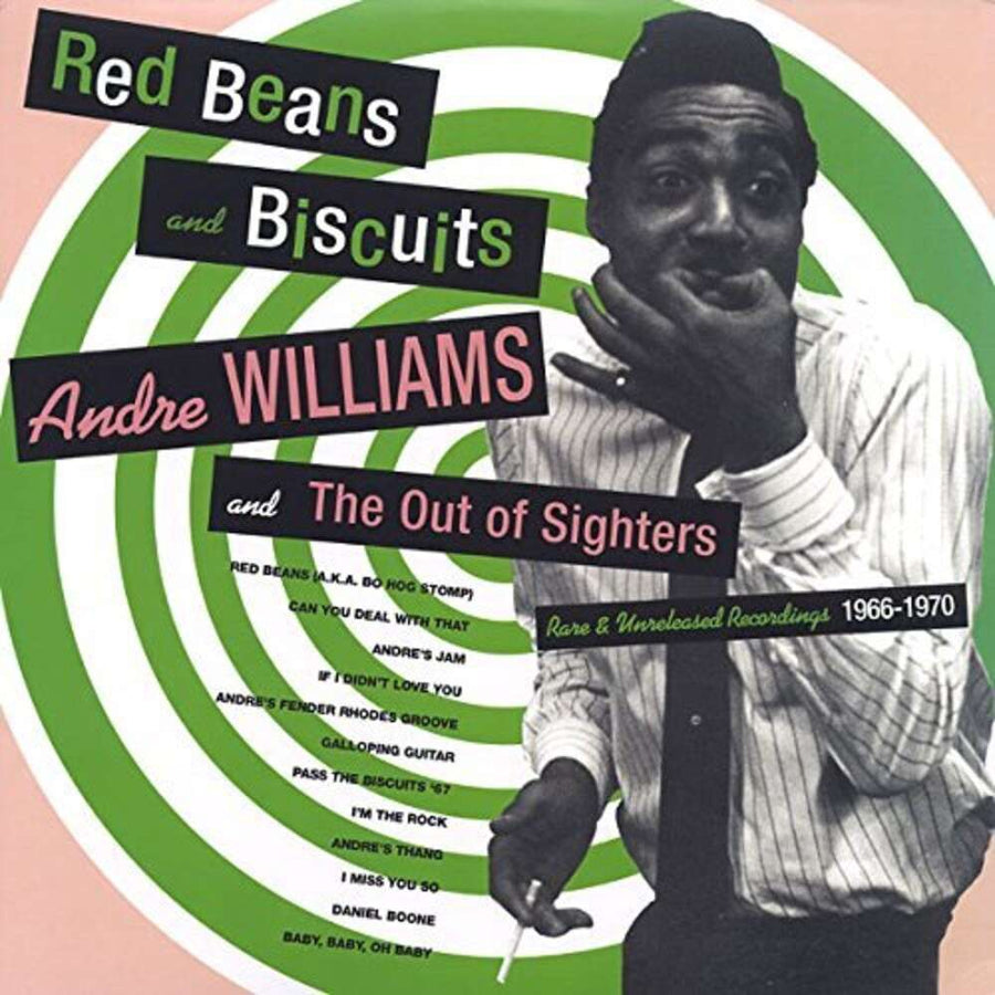 the album cover for Andre Williams - Red Beans And Biscuits