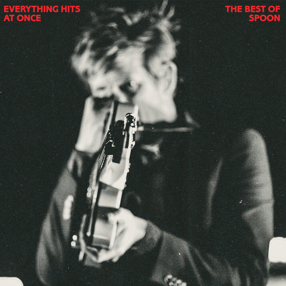 the album cover for Spoon - Everything Hits At Once: The Best Of Spoon