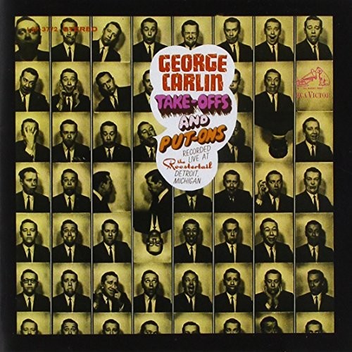 the album cover for George Carlin - Take-Offs and Put-Ons