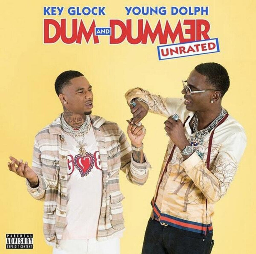 the album cover for Young Dolph / Key Glock - Dum And Dummer [Digipak]