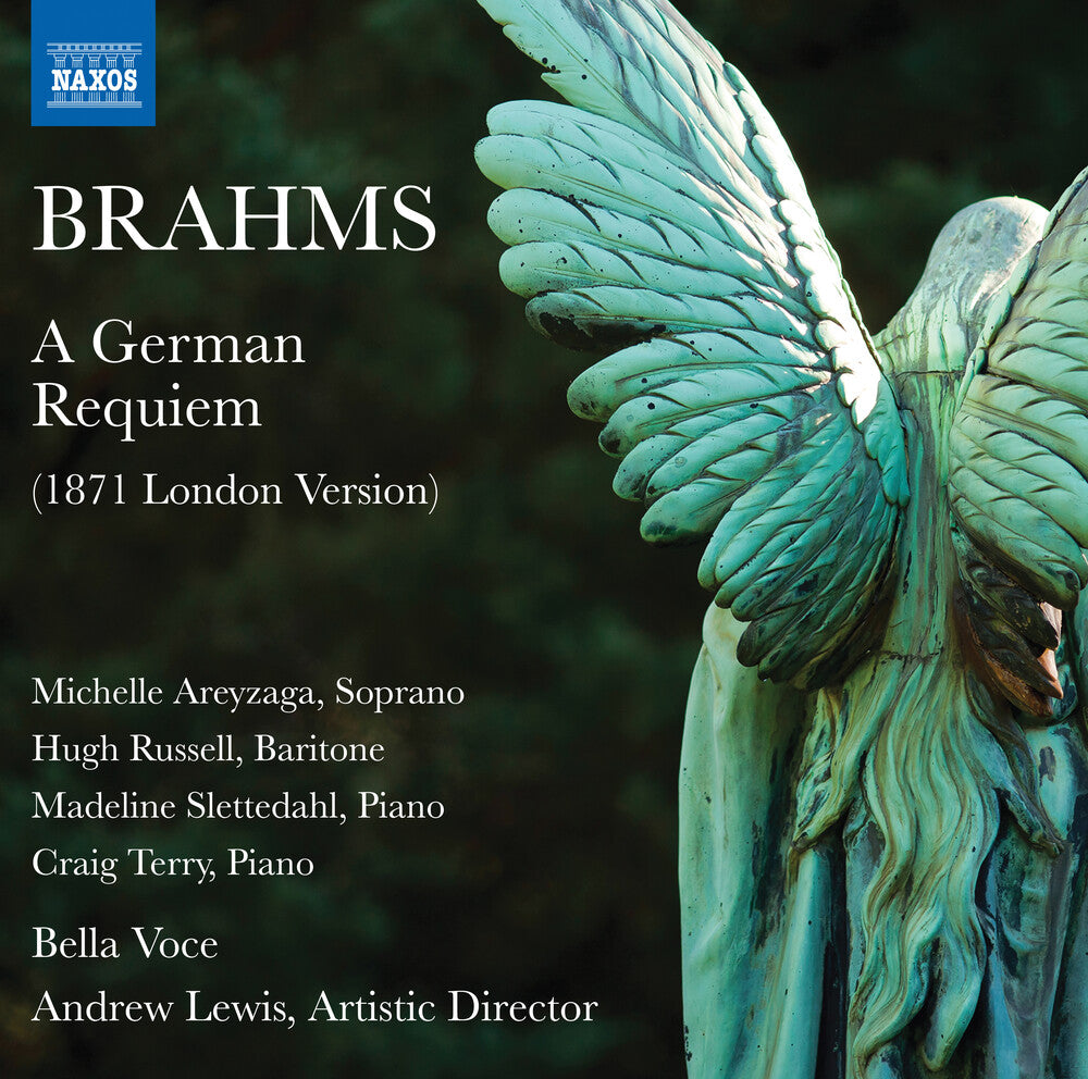 the album cover for Brahms / Lewis / Areyzaga - German Requiem