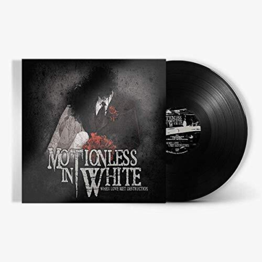 the album cover for Motionless In White - When Loves Meets Destruction