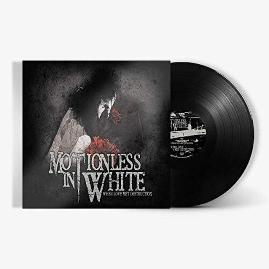the album cover for Motionless In White - When Loves Meets Destruction