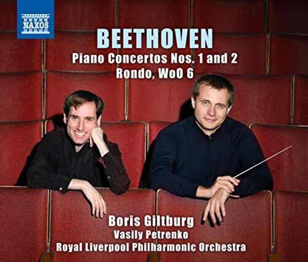 the album cover for Beethoven / Royal Liverpool Philharmonic Orch - Piano Concertos 1 & 2