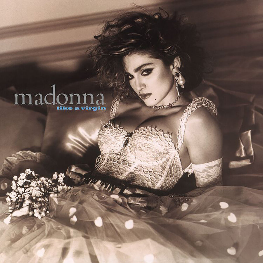 the album cover for Madonna - Like A Virgin [Clear LP]