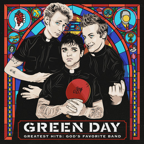 the album cover for Green Day - Greatest Hits: God's Favorite Band [Clean]