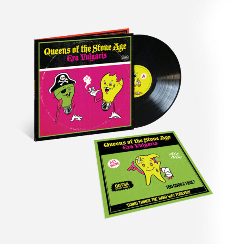 the album cover for Queens Of The Stone Age - Era Vulgaris [LP]