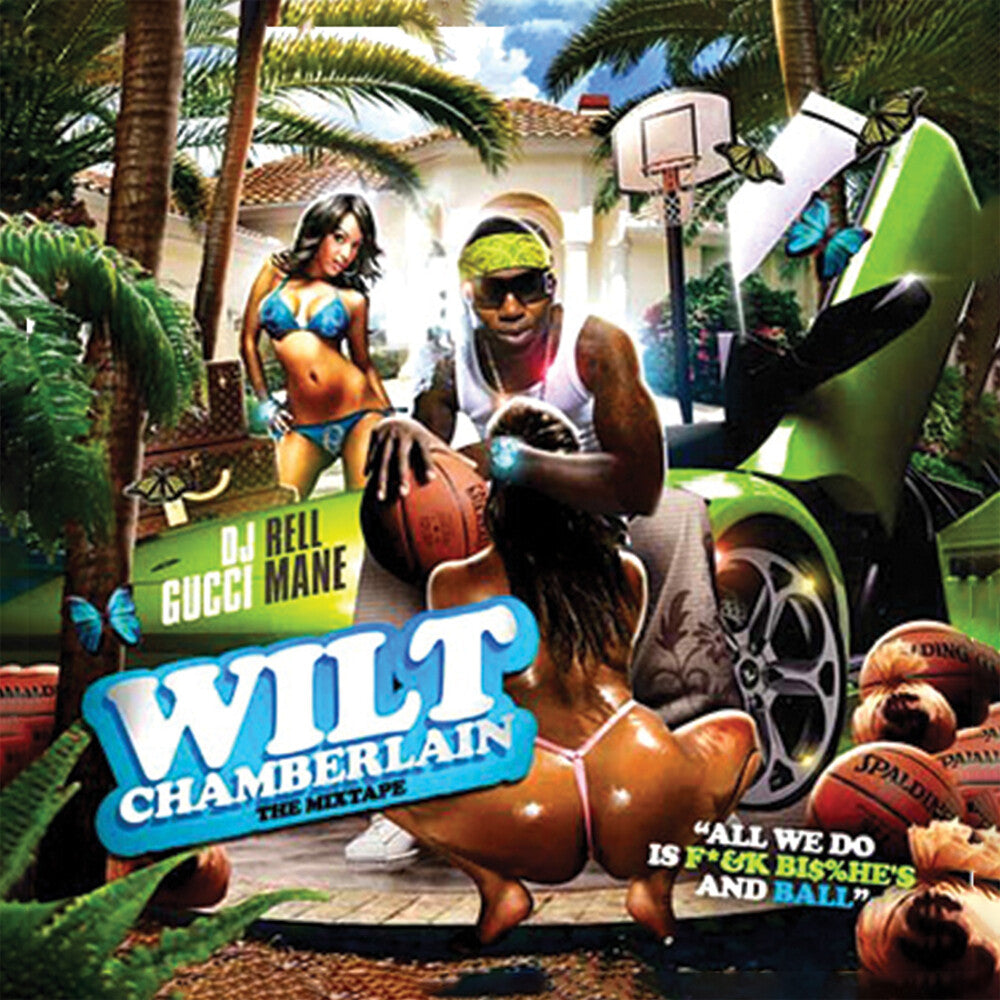the album cover for Gucci Mane - Wilt Chamberlain