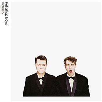 the album cover for Pet Shop Boys - Actually: 2018 Remastered Version [LP]