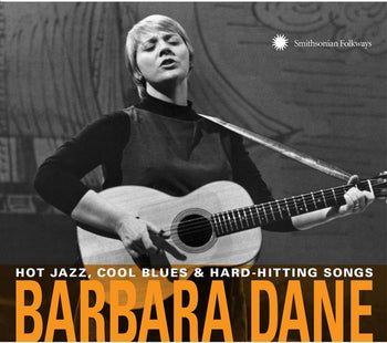 the album cover for Barbara Dane - Hot Jazz Cool Blues & Hard-hitting Songs